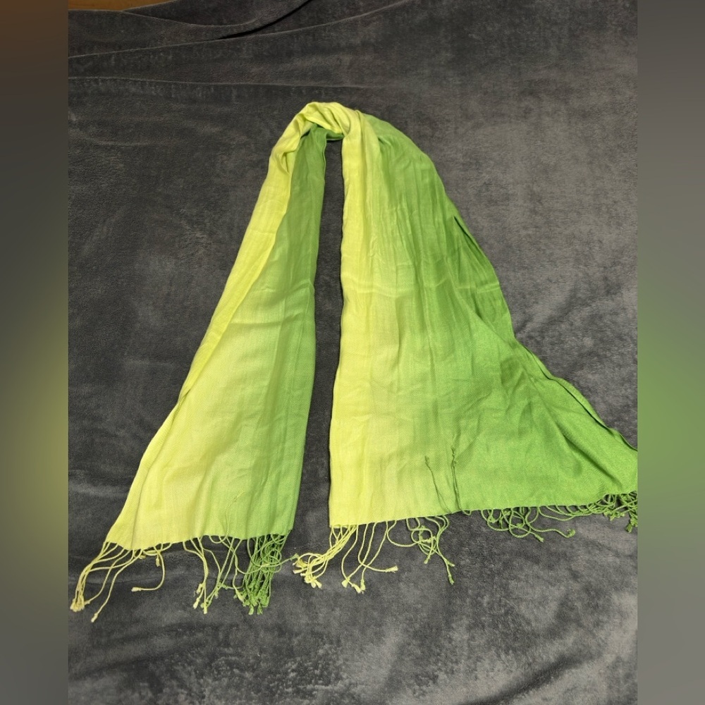 Green Ombre Scarf